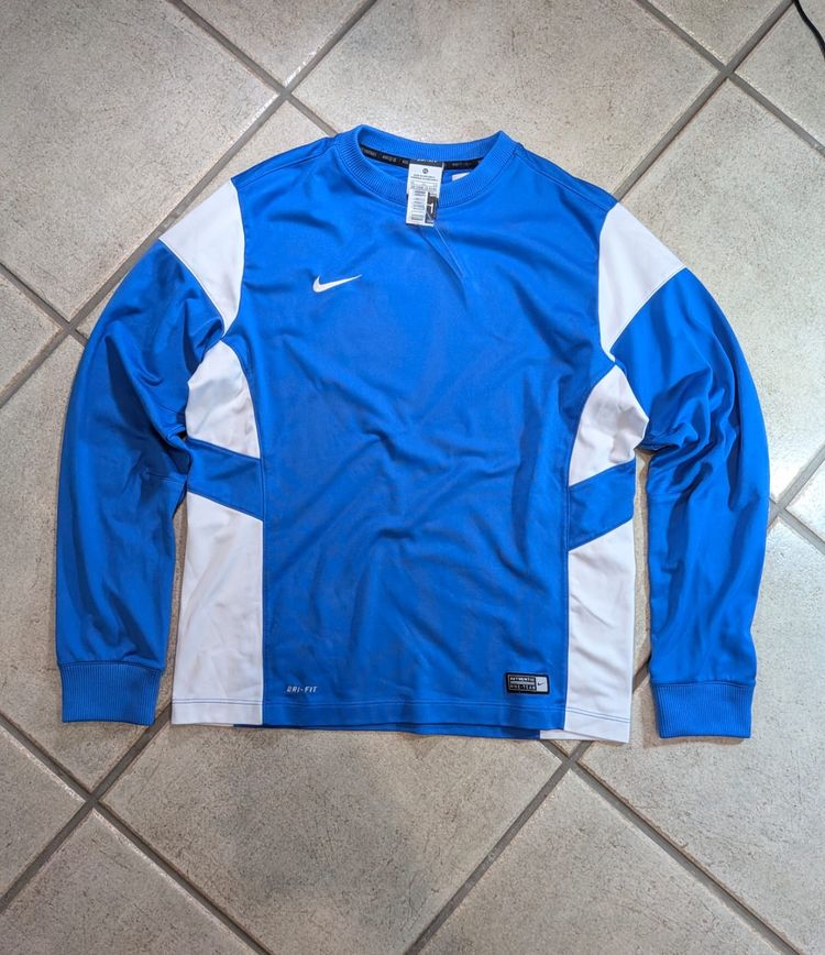 Nike Maglia sportiva a maniche lunghe Nike blu e bianca #15 product image